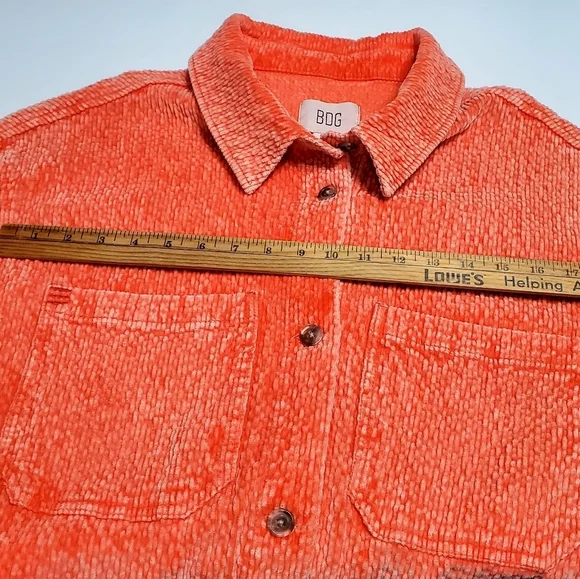 Urban Outfitters BDG Shacket Women's Orange size M Boho Colorful - Picture 13 of 16